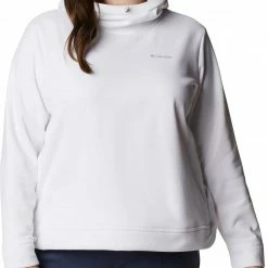 Outlet ๐ Columbia ๐ฉ Women's Outshield Dry Fleece Hoodie White ๐