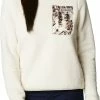 Hot Sale ✔️ Columbia 👩 Women's West Bend Crewneck Sweatshirt Chalk/chalk Wolfscape 🥰