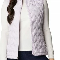 Brand new ⭐ Columbia 👩 Women's Delta Ridge Down Vest Pale Lilac 🛒