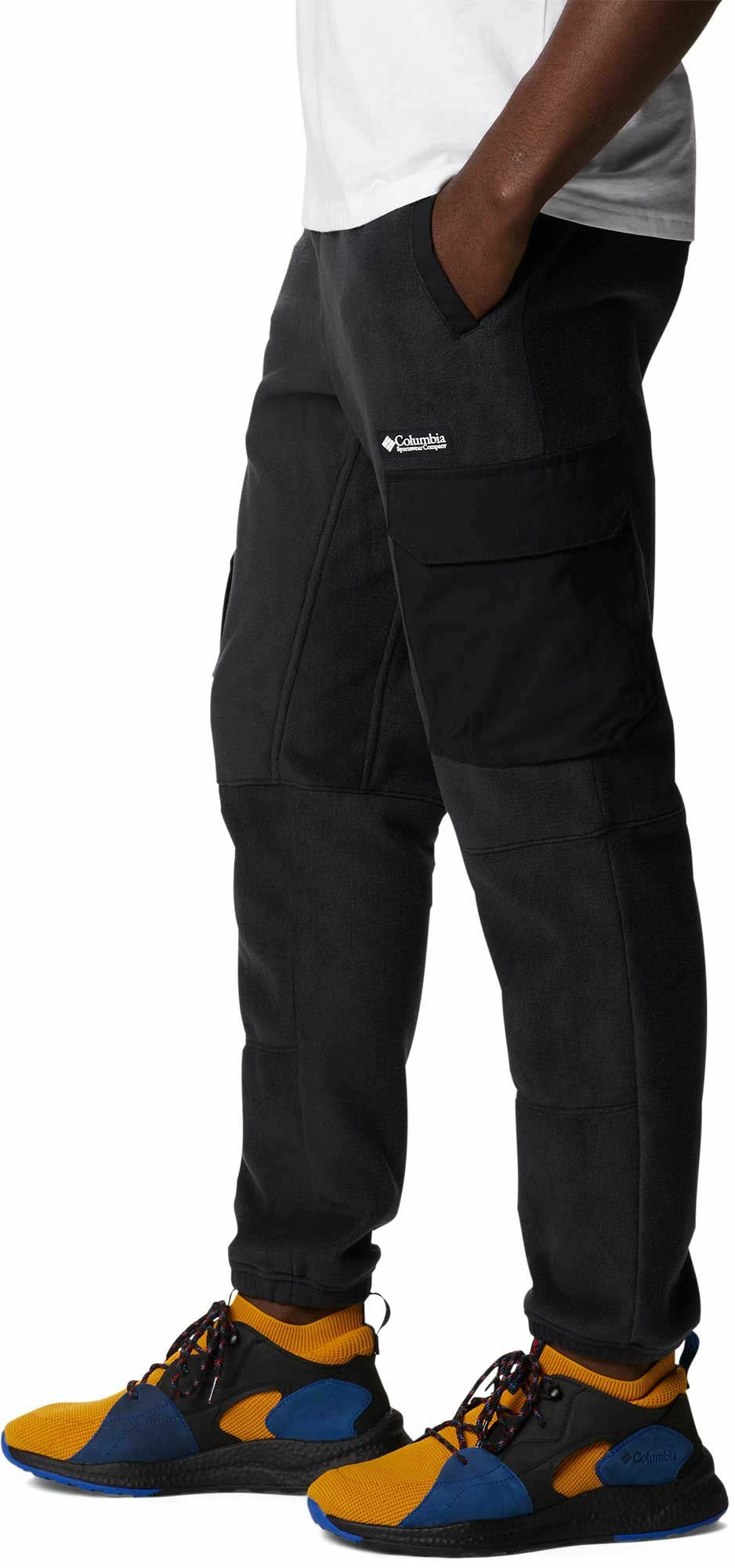 Outlet ๐ Columbia Men's Field ROC Backbowl Fleece Sweatpants Black ๐ - Image 3