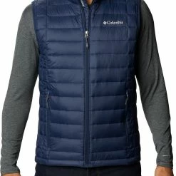 Deals 💯 Columbia Men's Voodoo Falls 590 TurboDown Vest Collegiate Navy 🌟