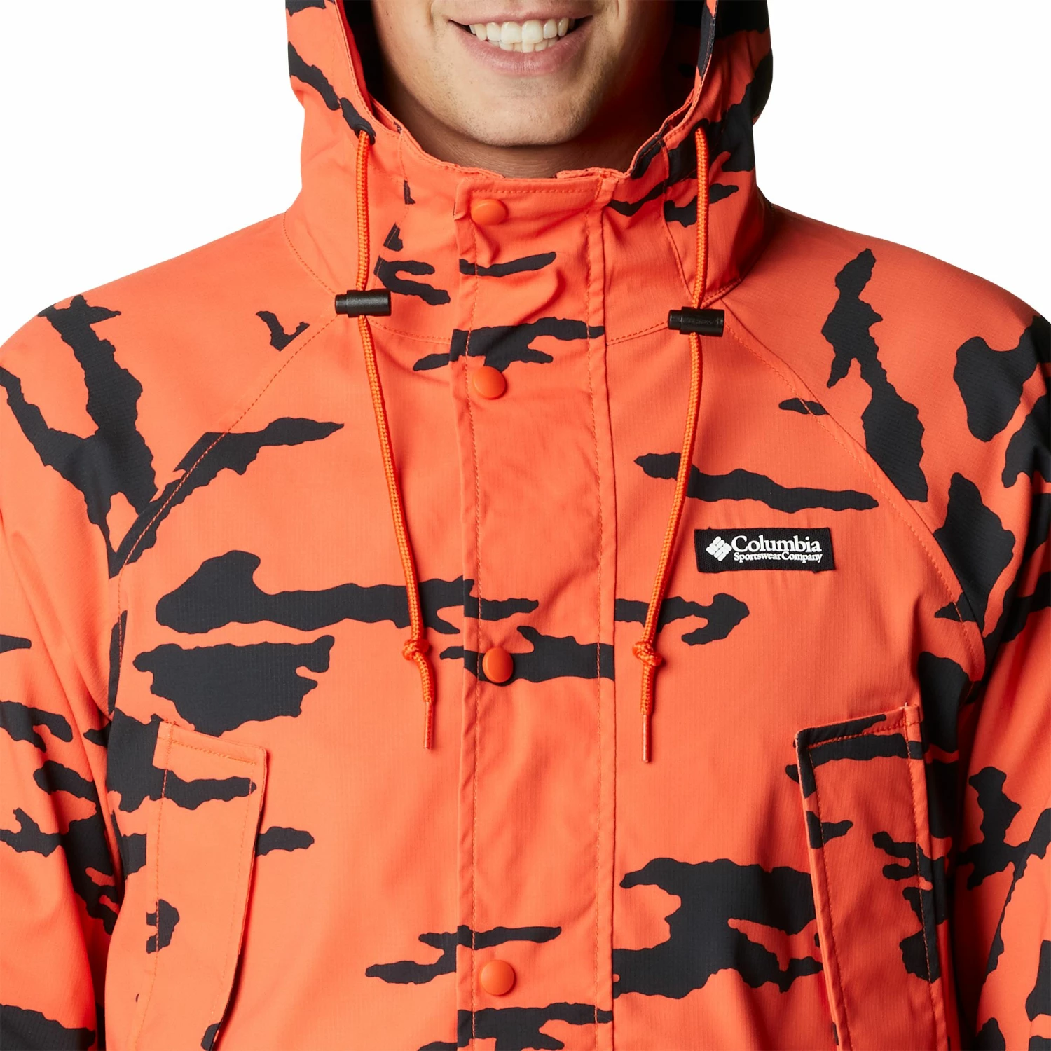 Hot Sale ๐ Columbia Men's Field ROC Decoy Rain Jacket Red Quartz Roc Field C Pr ๐ - Image 4