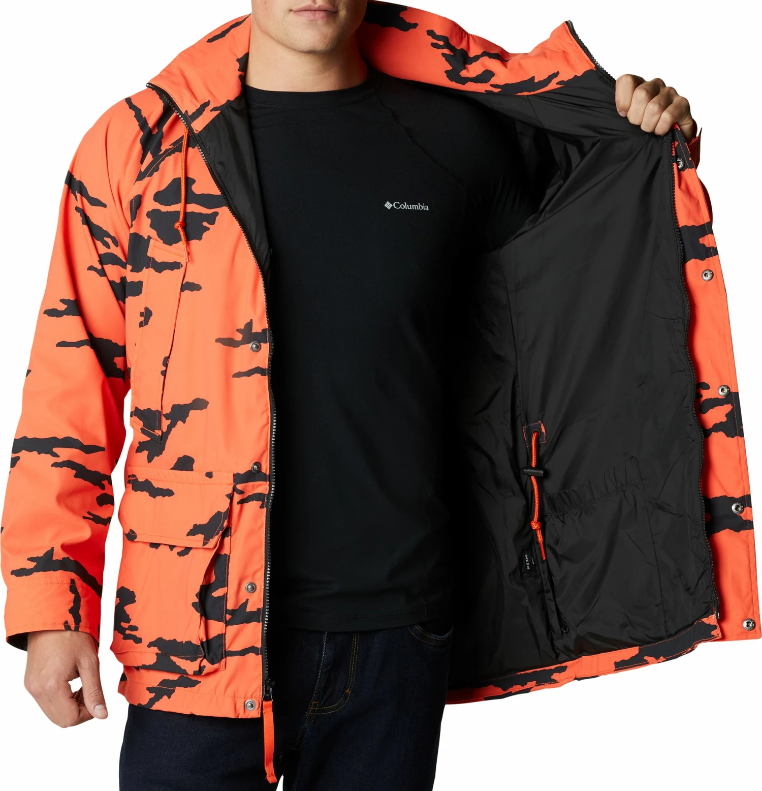Hot Sale ๐ Columbia Men's Field ROC Decoy Rain Jacket Red Quartz Roc Field C Pr ๐ - Image 5