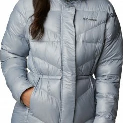 Hot Sale 🎉 Columbia 👩 Women's Peak To Park II Insulated Hooded Jacket Tradewinds Grey 🔥
