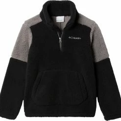 Best reviews of 😉 Columbia Boy's Rugged Ridge III Sherpa 1/2 Zip Pullover For Boys' Black/city Grey 🔥