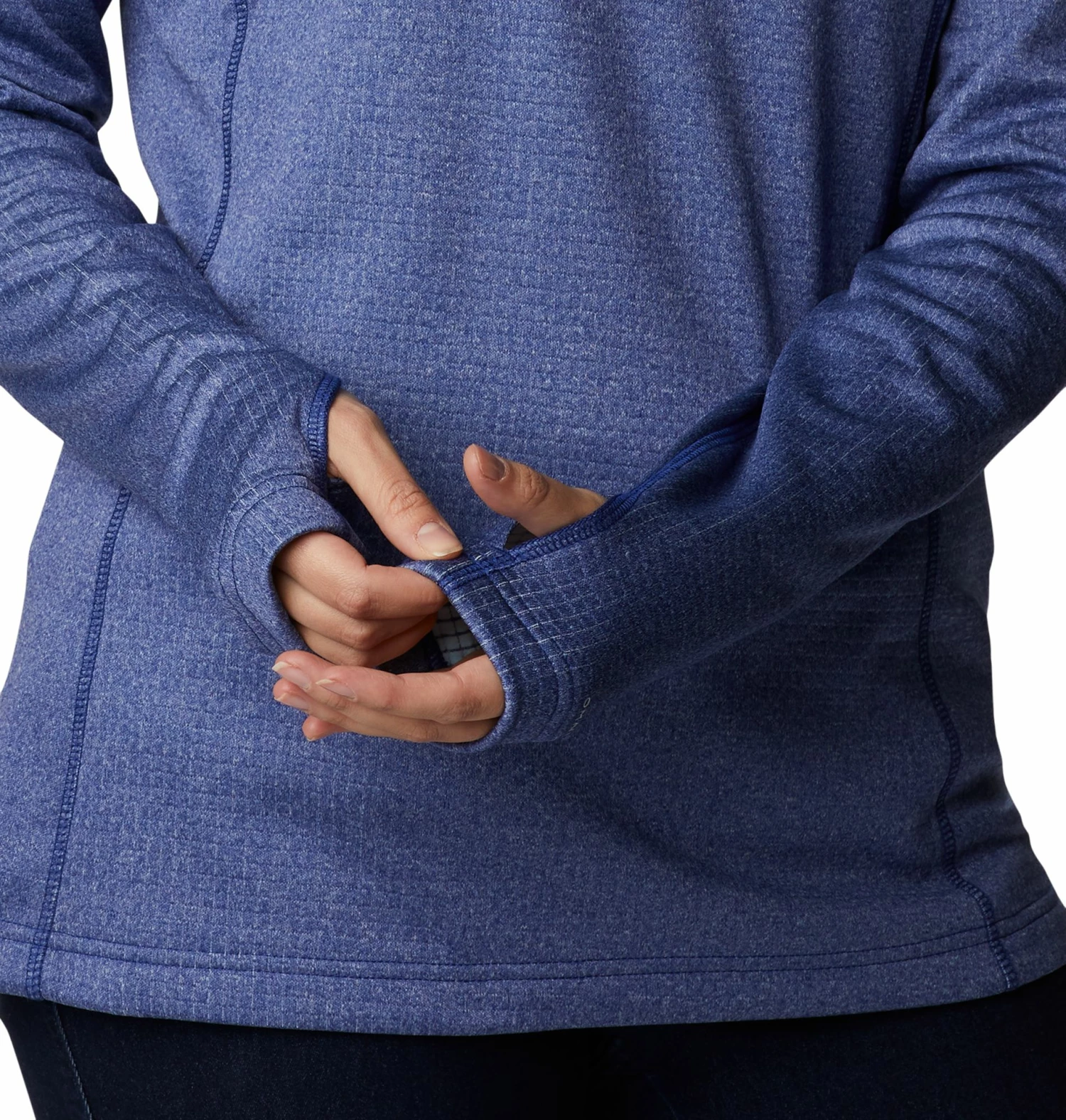 Cheapest ๐ฅ Columbia ๐ฉ Women's Park View Grid Fleece 1/2 Zip Pullover Blush Pink Heather โค๏ธ - Image 5