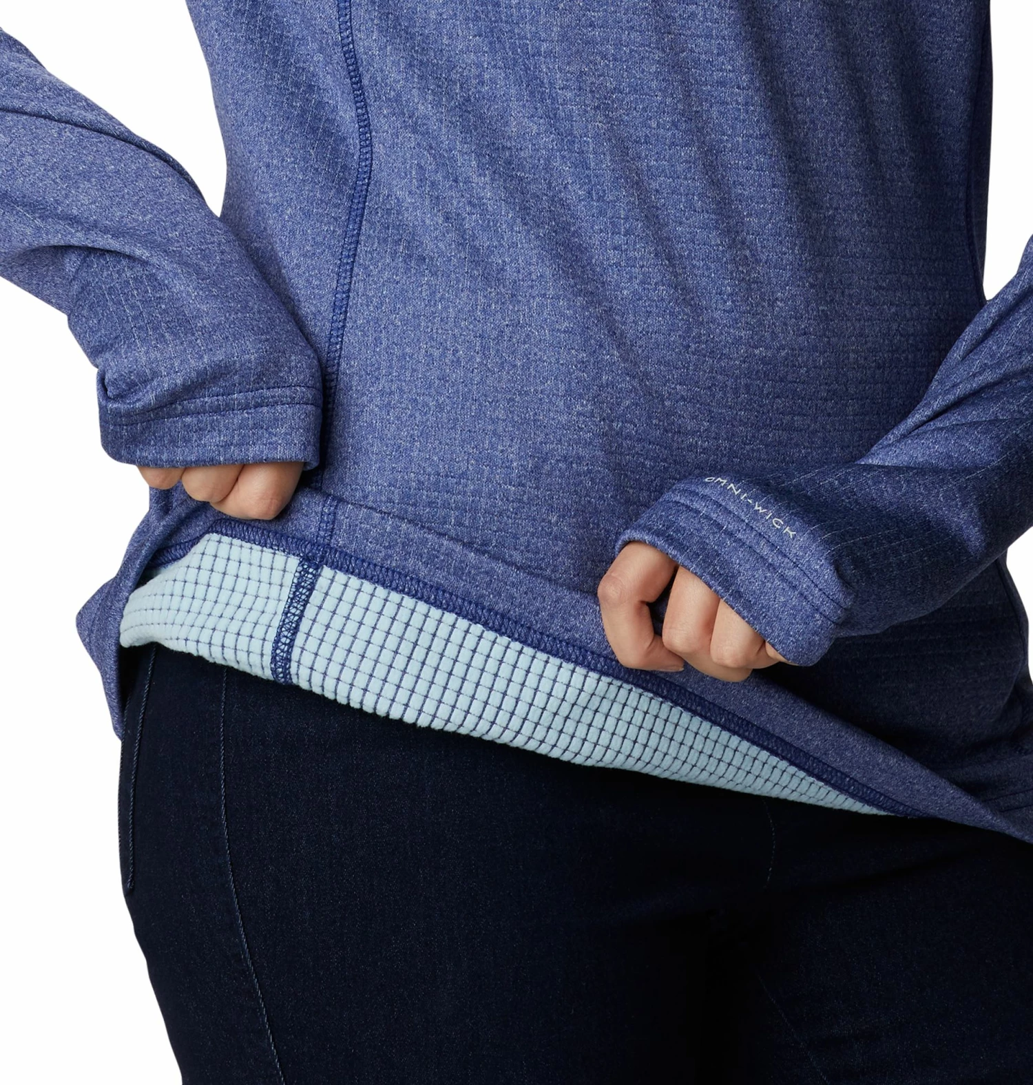 Cheapest ๐ฅ Columbia ๐ฉ Women's Park View Grid Fleece 1/2 Zip Pullover Blush Pink Heather โค๏ธ - Image 6