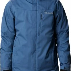 Cheapest 🎁 Columbia Men's Whirlibird IV Interchange 3-in-1 Jacket Night Tide 💯