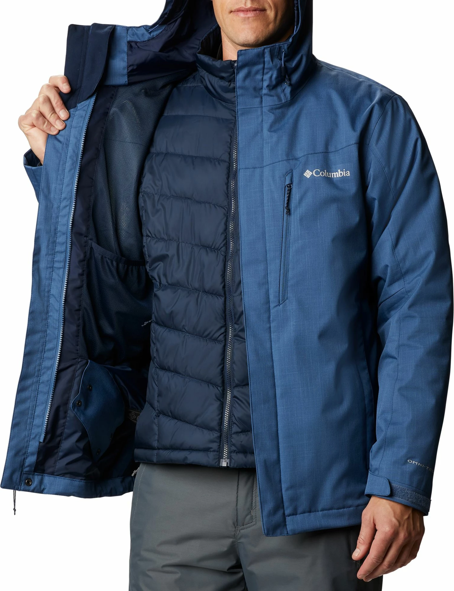 Cheapest ๐ Columbia Men's Whirlibird IV Interchange 3-in-1 Jacket Night Tide ๐ฏ - Image 4