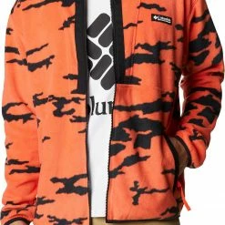 Cheap 🛒 Columbia Men's Field ROC Backbowl Full Zip Fleece Jacket Red Quartz Roc Field C Pr ⭐