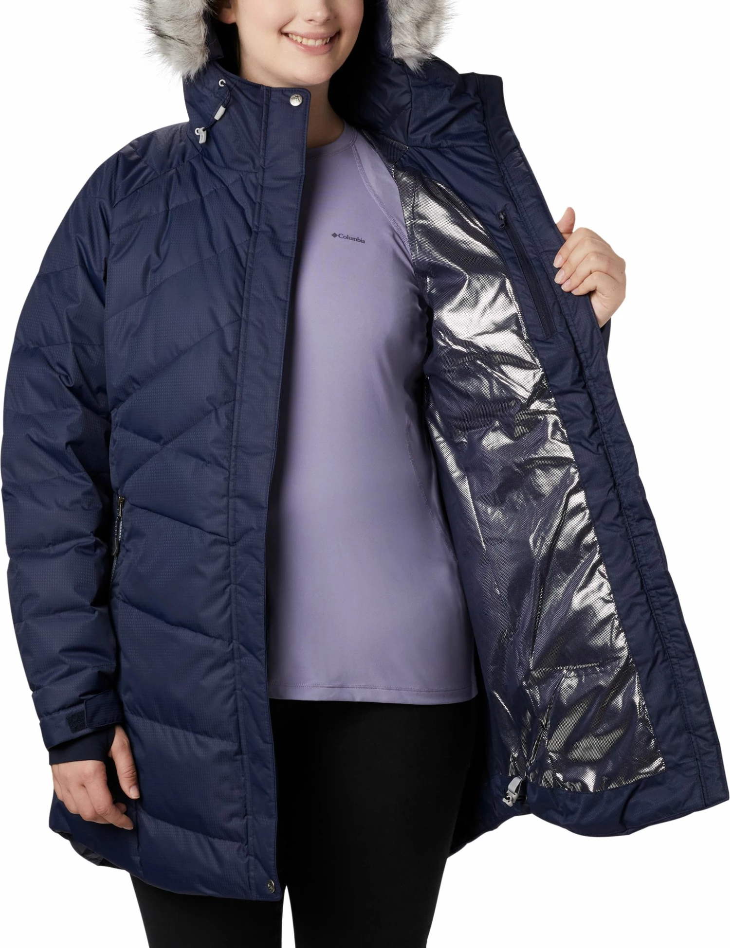 Brand new ๐คฉ Columbia ๐ฉ Women's Lay D Down II Mid Insulated Jacket Dark Nocturnal ๐ - Image 9