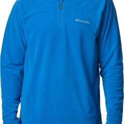 Budget 👏 Columbia Men's Klamath Range II Half Zip Microfleece Pullover Bright Indigo 🛒