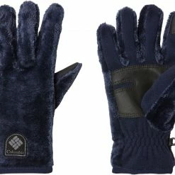 Buy 😀 Columbia Fire Side Sherpa Gloves For 👩 Women Dark Nocturnal 🌟