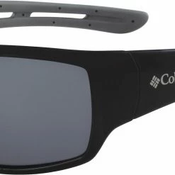 Hot Sale 🥰 Columbia Utilizer Polarized 👓 Sunglasses For Unisex Shiny Black 😀