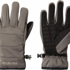 Budget 🤩 Columbia Men's Royal Run Softshell Gloves City Grey 🧨