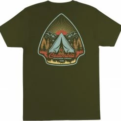 Brand new 🧨 Columbia Men's Camper Graphic Short Sleeve T-Shirt Surplus Green 👍