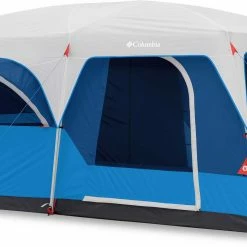 Best deal 👍 Columbia Mammoth Creek 10-Person Cabin Tent For Unisex Red/blue/grey ⌛