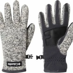 Best Pirce 🤩 Columbia 👩 Women's Sweater Weather Fleece Gloves Black Heather 😀