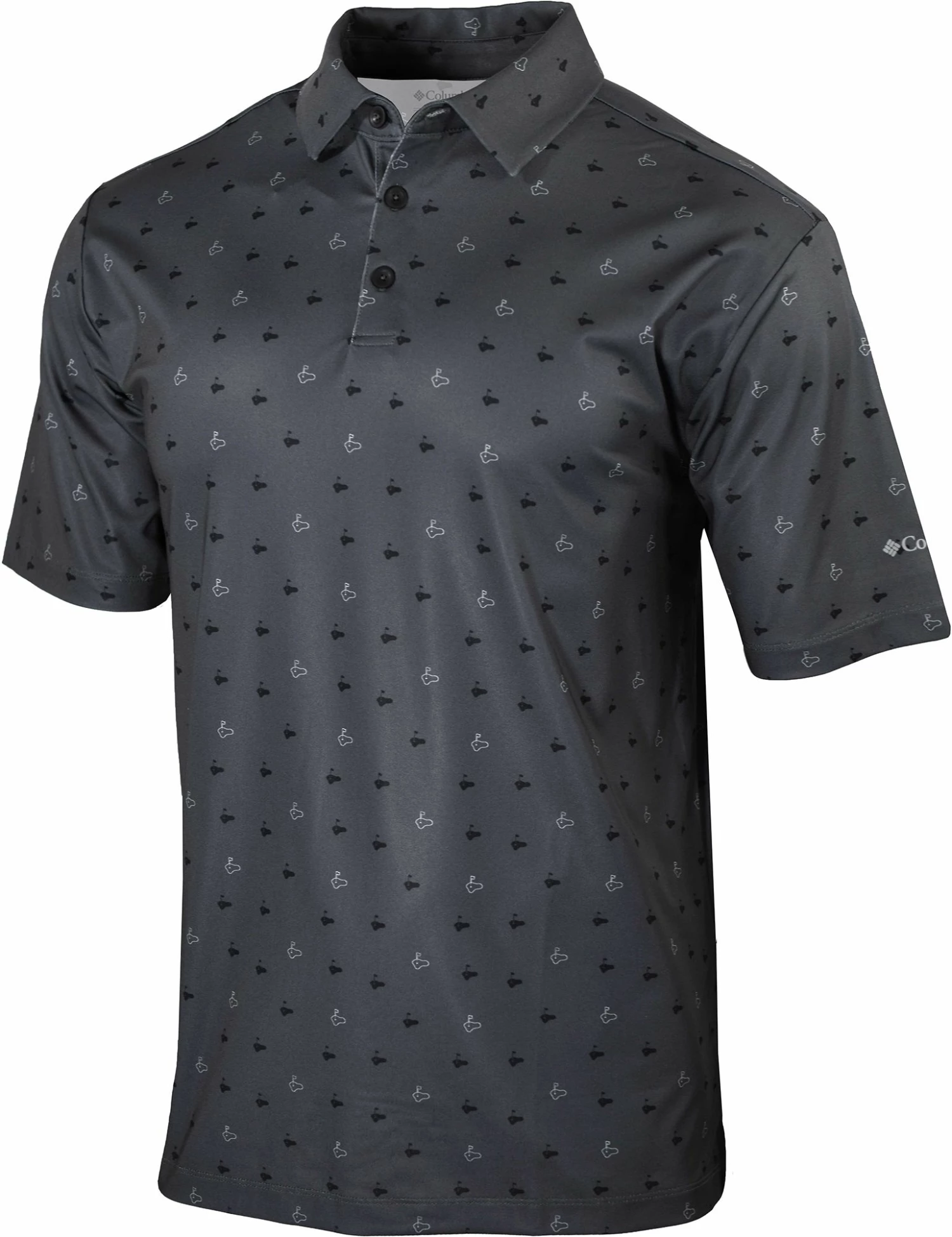 New ๐ Columbia Men's Punch Out Golf Polo Sail ๐งจ