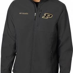 Coupon 😉 Columbia Men's Purdue Boilermakers Grey Ascender Jacket ❤️