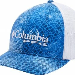 Top 10 🧨 Columbia Men's Camo Mesh Ball Cap Hat Harbor Blue/realtree Mako 🔔