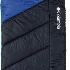 Best Sale ✨ Columbia Coalridge 40°F Hooded Sleeping Bag For 👩 Women Blue/navy 😀