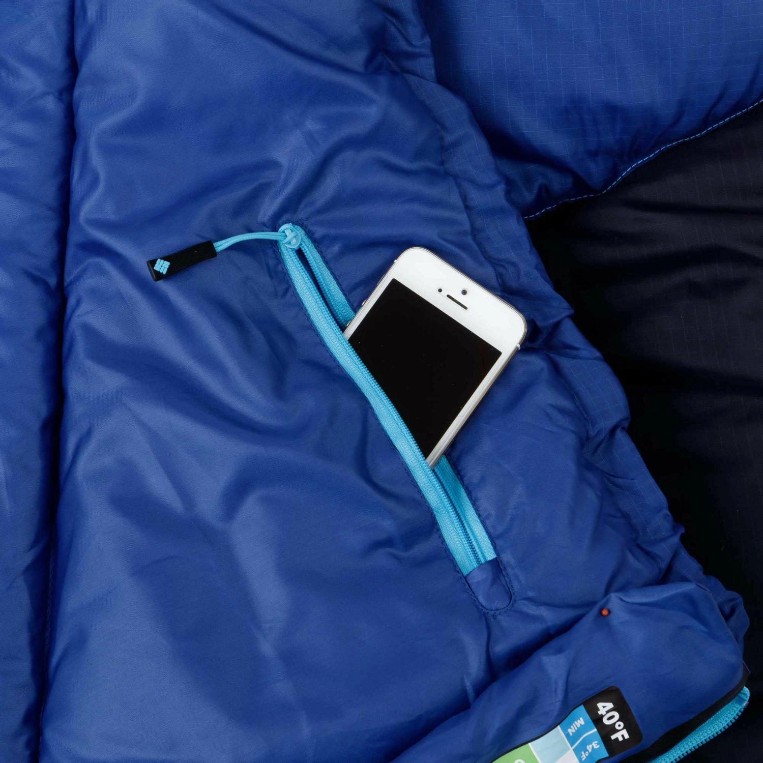 Best Sale ✨ Columbia Coalridge 40°F Hooded Sleeping Bag For 👩 Women Blue/navy 😀 - Image 5