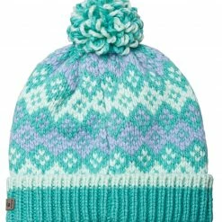 Cheap 🎁 Columbia Kids' Fawn Hike Pom Pom Beanie For Boys' Pink Orchid/bright Grnm 🧨