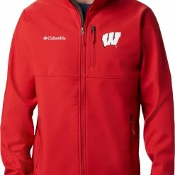 Flash Sale 🛒 Columbia Men's Wisconsin Badgers Red Ascender Jacket 🔔