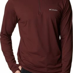 Best deal 🤩 Columbia Men's Tech Trail™ ¼ Zip Jacket Elderberry 🎁
