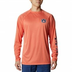 Best deal 💯 Columbia Men's Auburn Tigers Terminal Tackle Orange T-Shirt 🔔