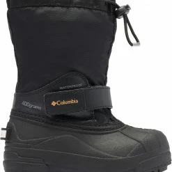 Cheap ✔️ Columbia Little Kids' Powderbug Forty Winter 🥾 Boots For Boys' Black/orange 🌟