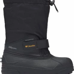 Promo 😉 Columbia Big Kids' Powderbug Forty Winter 🥾 Boots For 👧 Girls' Black/orange 🎁
