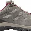 New ✔️ Columbia 👩 Women's Redmond III Waterproof Hiking 👟 Shoes Titanium/red/black 🧨