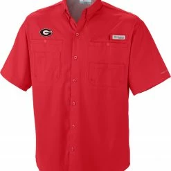 Best reviews of 🔔 Columbia Men's Georgia Bulldogs Red Tamiami Performance 👕 Shirt 🧨