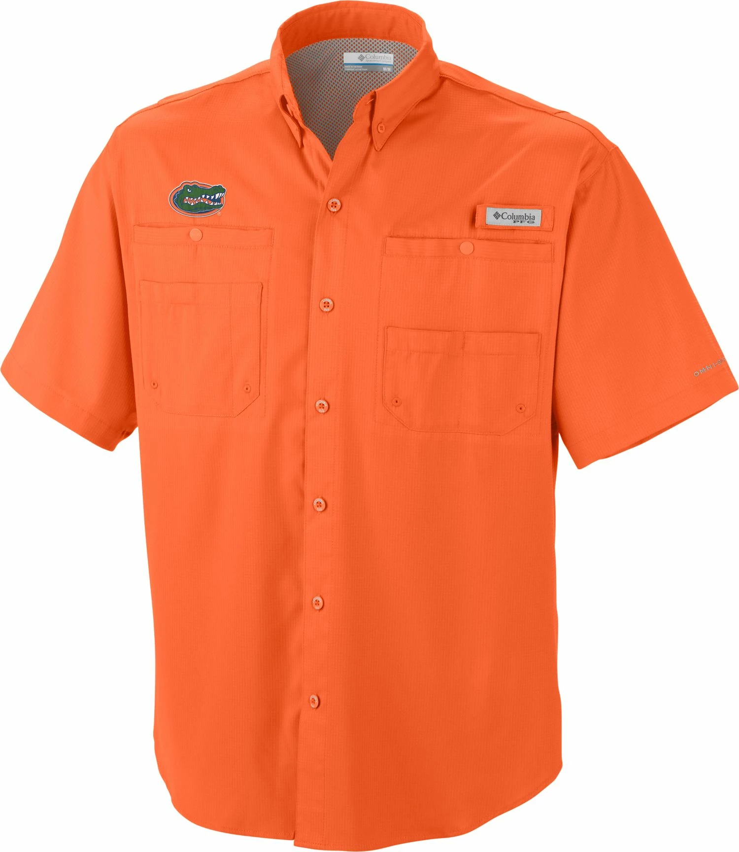 New โญ Columbia Men's Florida Gators Orange Tamiami Performance ๐ Shirt ๐