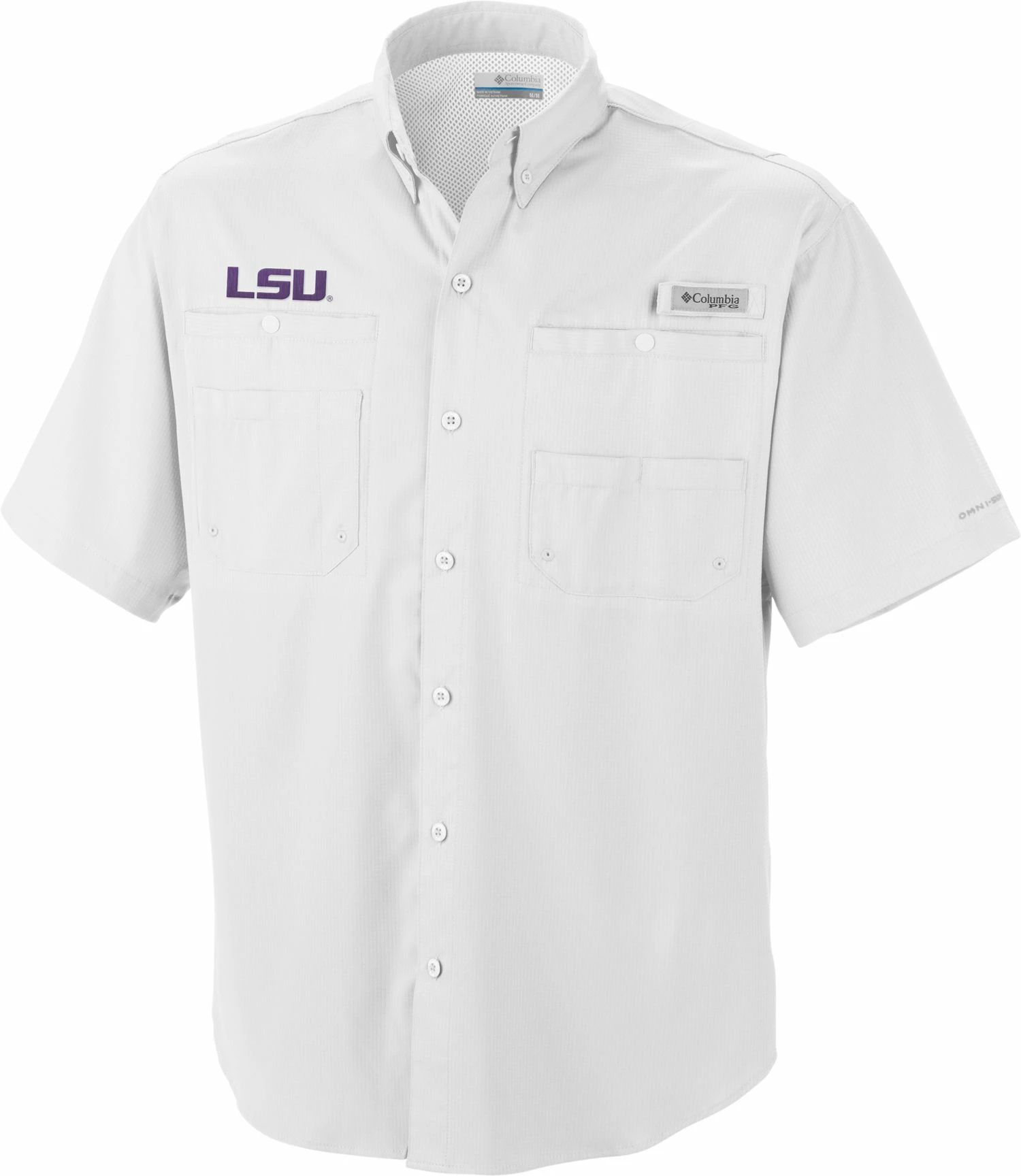 Deals π₯ Columbia Men's LSU Tigers White Tamiami Performance π Shirt π