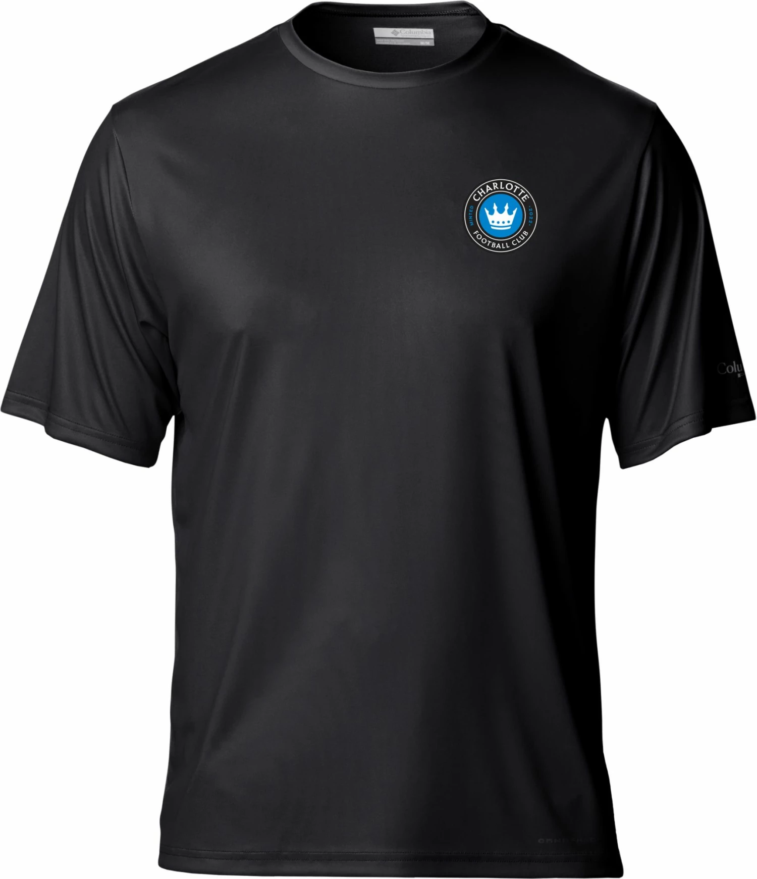 New ⌛ Columbia Charlotte FC Black Terminal Tackle Sleeve T-Shirt For Men 🥰 - Image 2