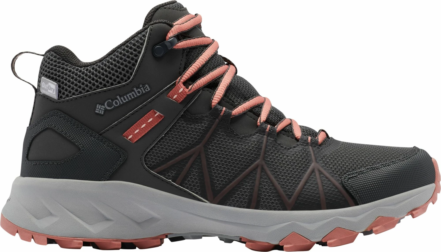 Budget ๐ Columbia ๐ฉ Women's Peakfreak II OutDry Waterproof Hiking ๐ฅพ Boots Grey/coral ๐ฅ