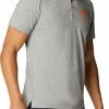 Promo ❤️ Columbia Men's Tennessee Volunteers Grey Tech Trail Polo 👏