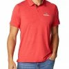 Budget 👏 Columbia Men's Georgia Bulldogs Red Tech Trail Polo ✨