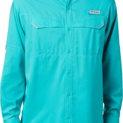 Brand new 💯 Columbia Men's PFG Low Drag Offshore Long Sleeve 👚 Shirt White ✔️