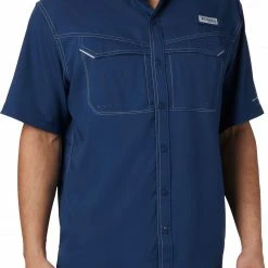 Budget ✔️ Columbia Men's PFG Low Drag Offshore Short Sleeve 👕 Shirt Carbon 😍