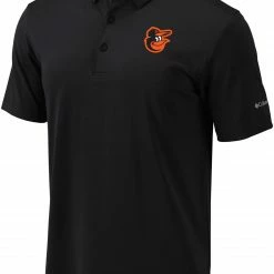 Top 10 🛒 Columbia Men's Baltimore Orioles Black Drive Performance Polo 🔔