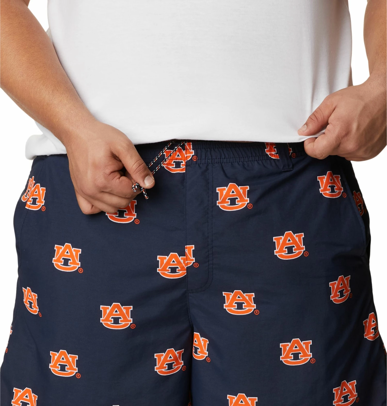 Brand new 🌟 Columbia Men's Auburn Tigers Navy Backcast Performance Shorts 🎁