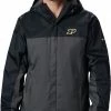 Cheapest 👏 Columbia Men's Purdue Boilermakers Black/Grey Glennaker Storm Jacket 🔥