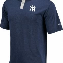 Brand new 🔥 Columbia Men's New York Yankees Blue Omni-Wick Range Polo ⭐