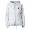 Outlet 🧨 Columbia 👩 Women's Los Angeles Angels White Flash Forward Hoodie 🌟