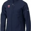Best Pirce 🎁 Columbia Men's Minnesota Twins Navy Ascender Full-Zip Jacket 🛒