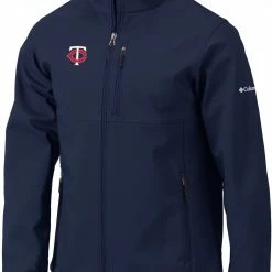 Best Pirce 🎁 Columbia Men's Minnesota Twins Navy Ascender Full-Zip Jacket 🛒